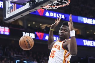 Clint Capela est blessé à la main gauche KEYSTONE/FR171890 AP/ROB GRAY